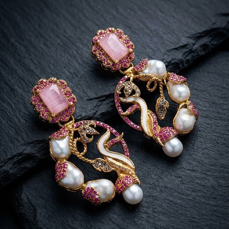 Royal Heirloom Earrings - Pehnaawaa
