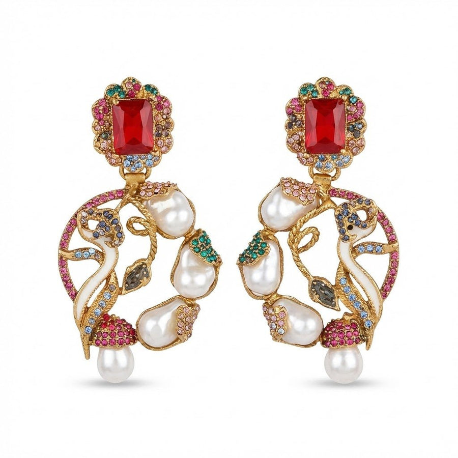 Royal Heirloom Earrings - Pehnaawaa