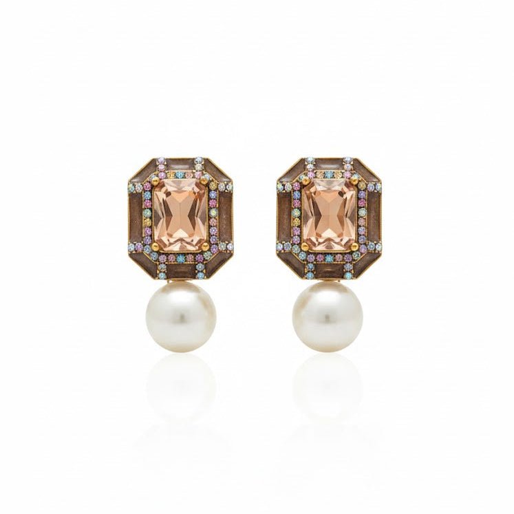 Sadaf Glow Studs - Pehnaawaa