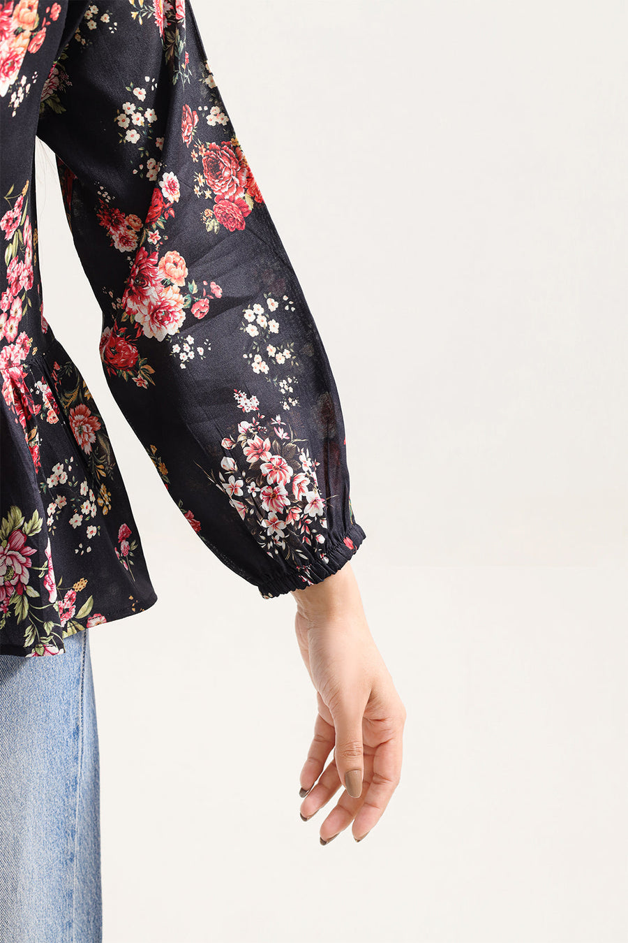 Printed Arabic Lawn Stitched Shirt - Pehnaawaa