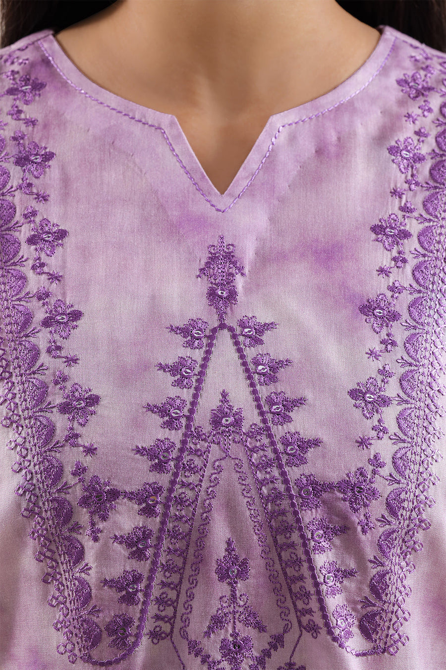 Printed Lawn Embroidered | Stitched 2803 122803 - Pehnaawaa