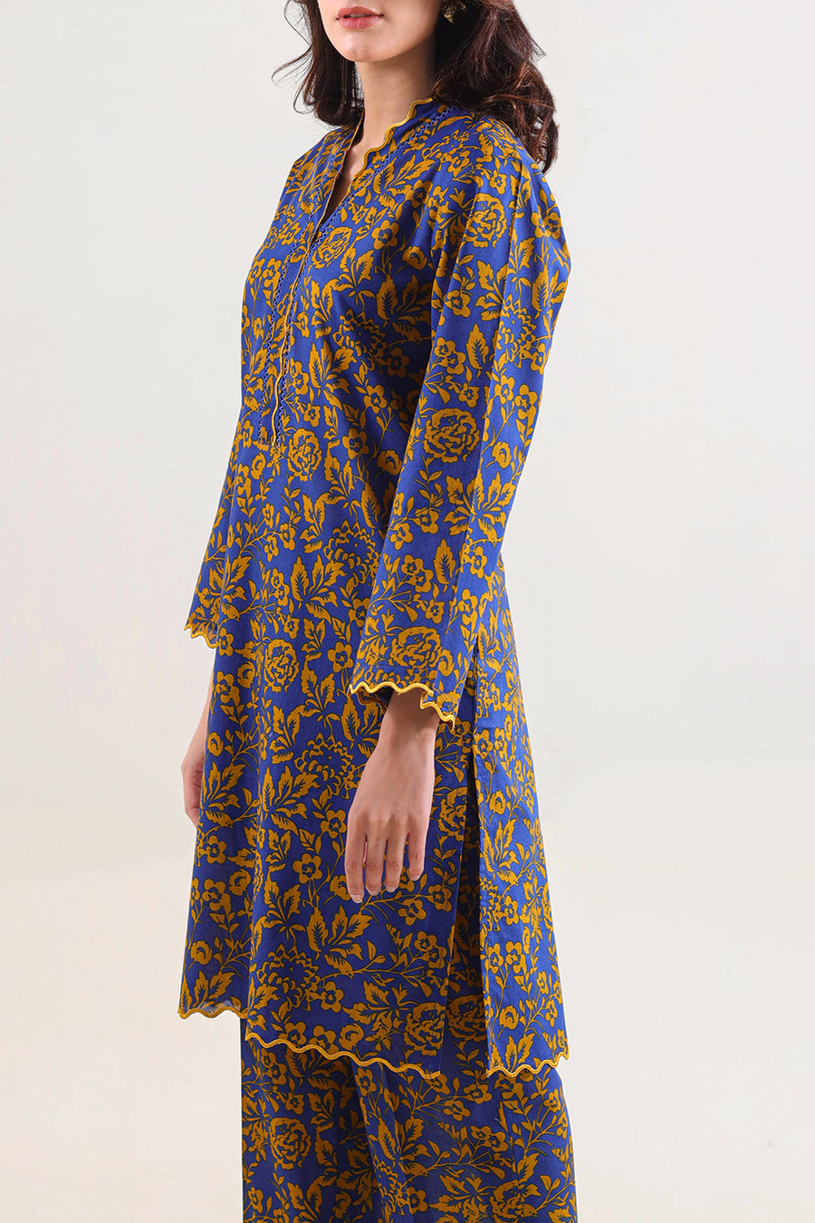 Stitched Printed Embroidered Lawn 2 Piece (Shirt/Trouser) - Pehnaawaa