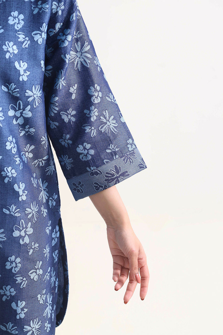 Cotton Jacquard Stitched 2 Piece (Shirt/Trouser) - Pehnaawaa