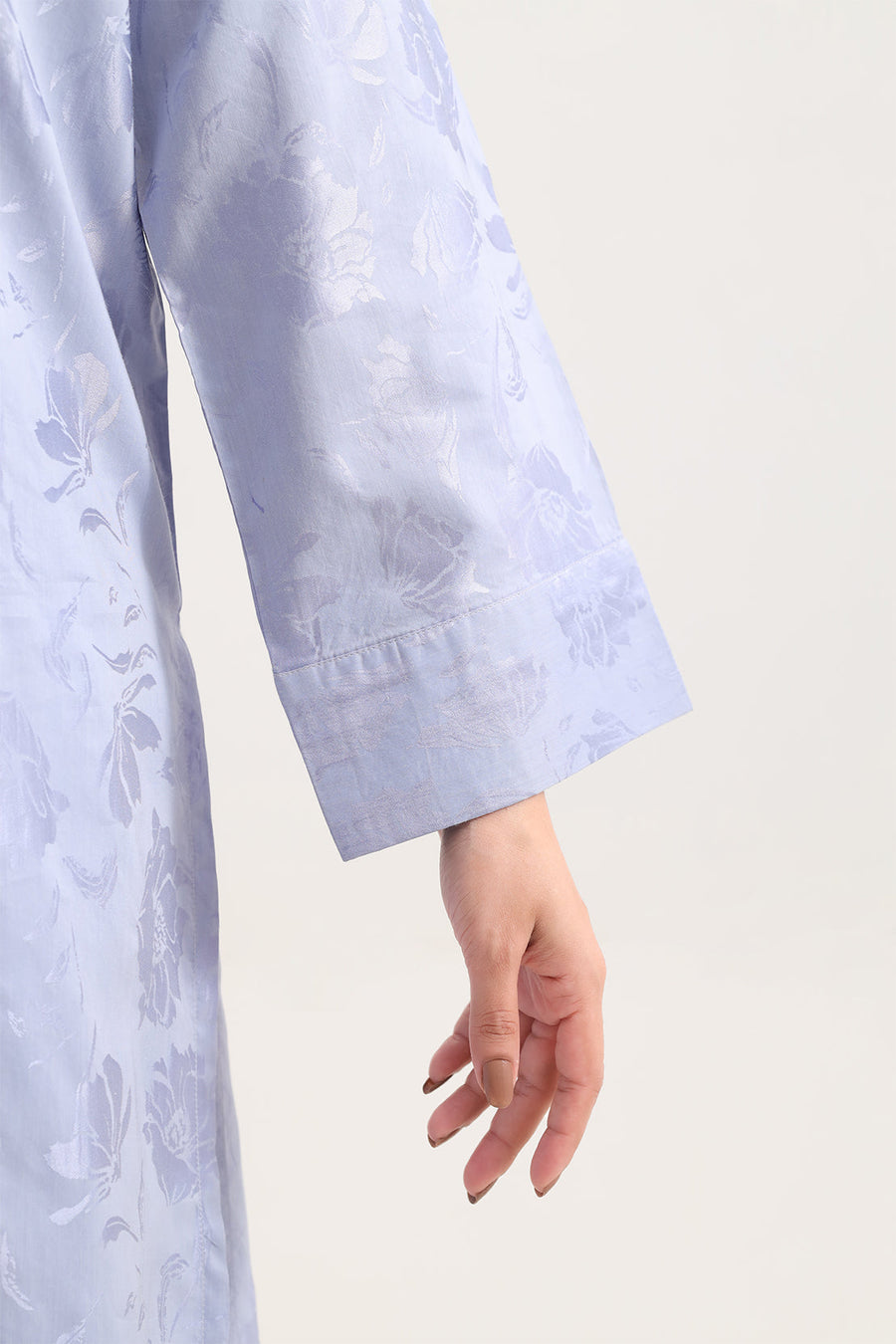 Cotton Jacquard Stitched 2 Piece (Shirt/Trouser) - Pehnaawaa