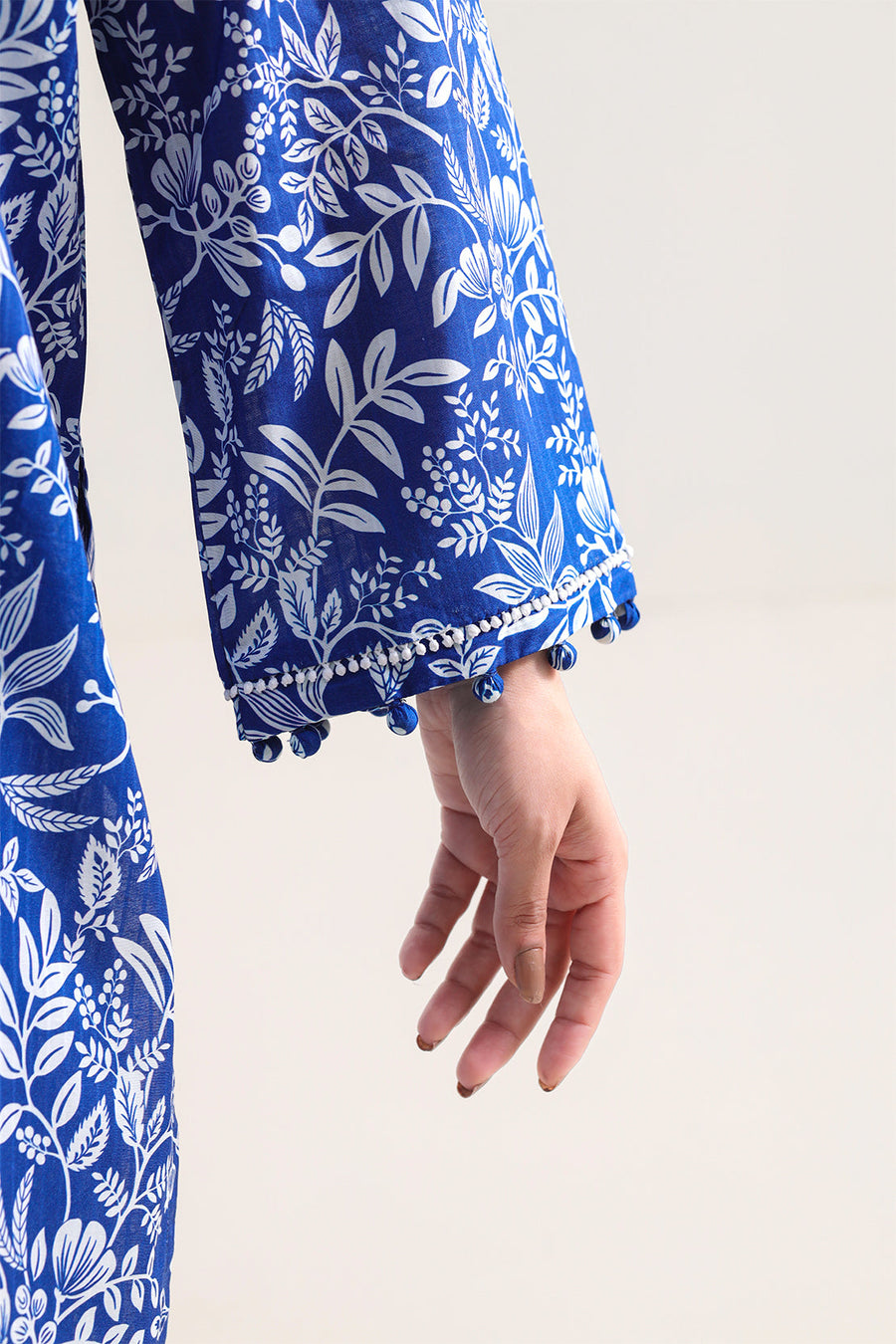 Printed Self Strip Lawn Stitched 2 Piece (Shirt/Trouser) - Pehnaawaa
