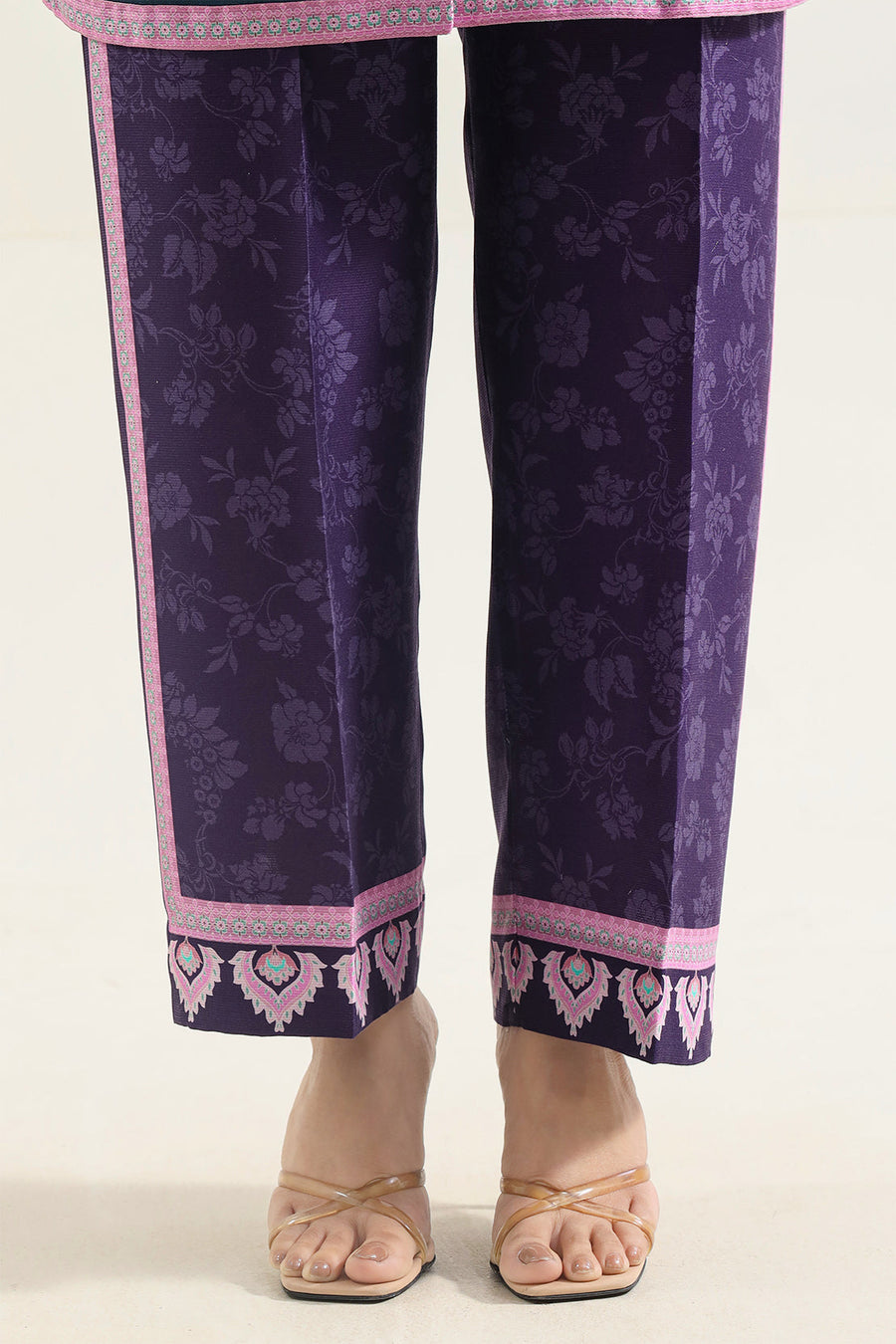 Purple Printed | Stitched - Pehnaawaa