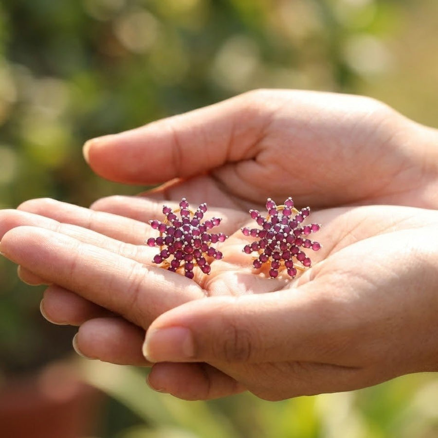 Sun Flower Earring - Pehnaawaa