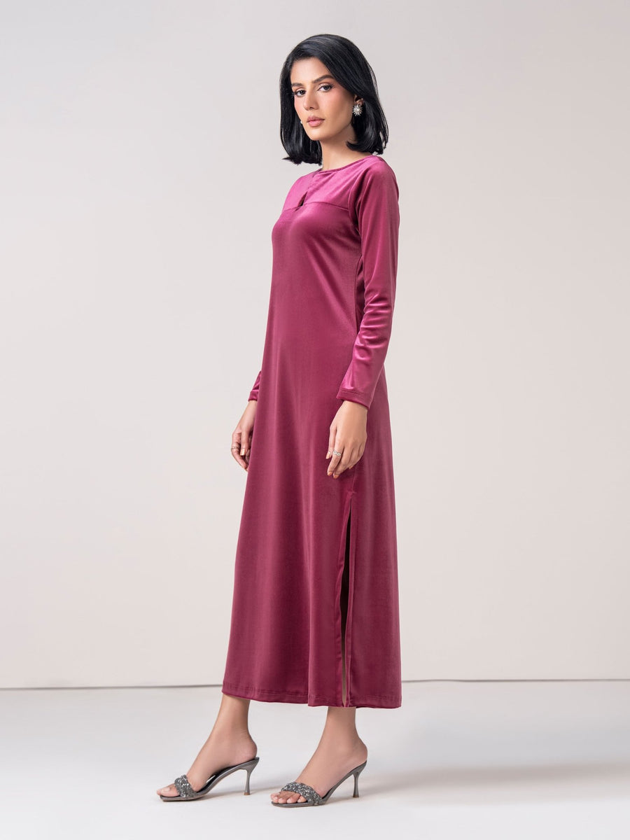 Velour Dress (Pret) - Pehnaawaa