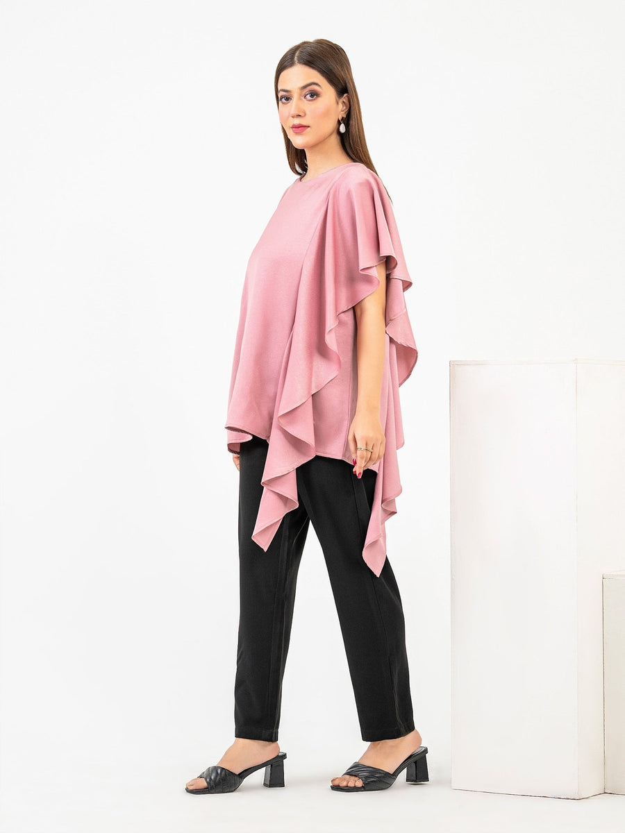 Viscose Ruffle Top - Dyed - Pehnaawaa