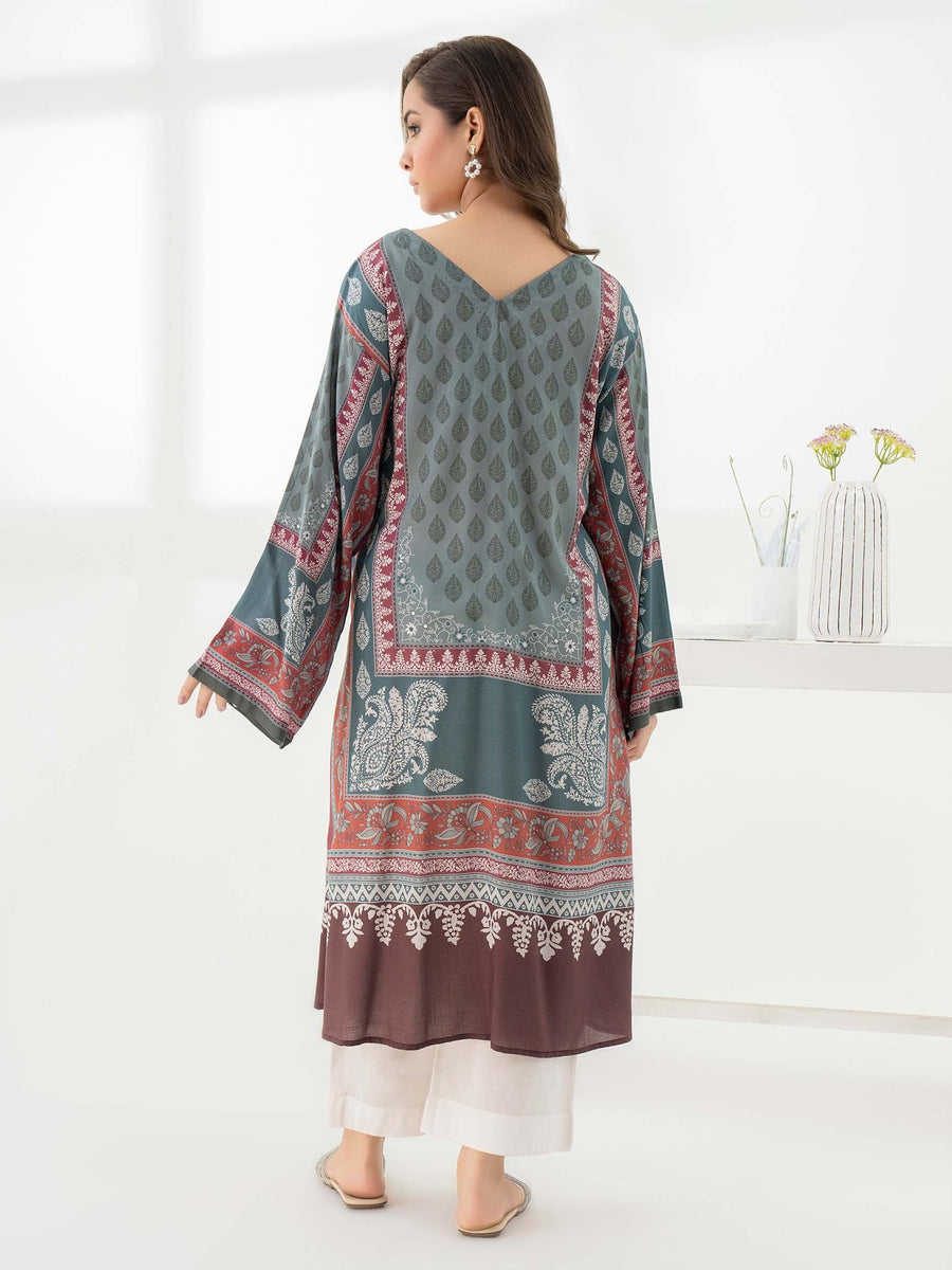 Viscose Shirt - Embroidered (Pret) - Pehnaawaa