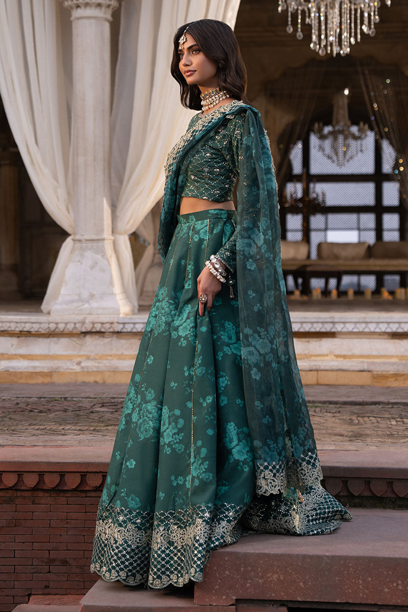SEQUIN GROVE-3PC SILK EMBROIDERED PRET - Pehnaawaa