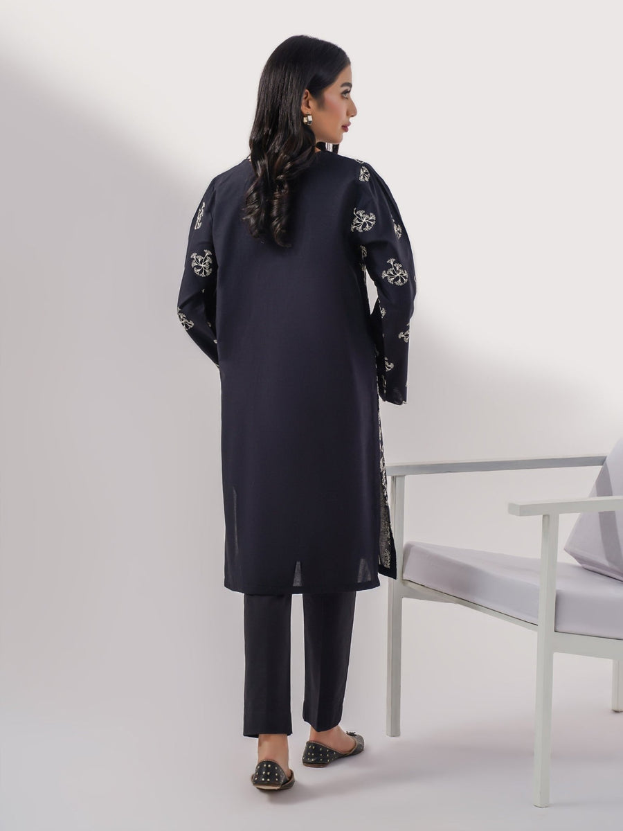 Winter Cotton Shirt - Embroidered(Pret) - Pehnaawaa