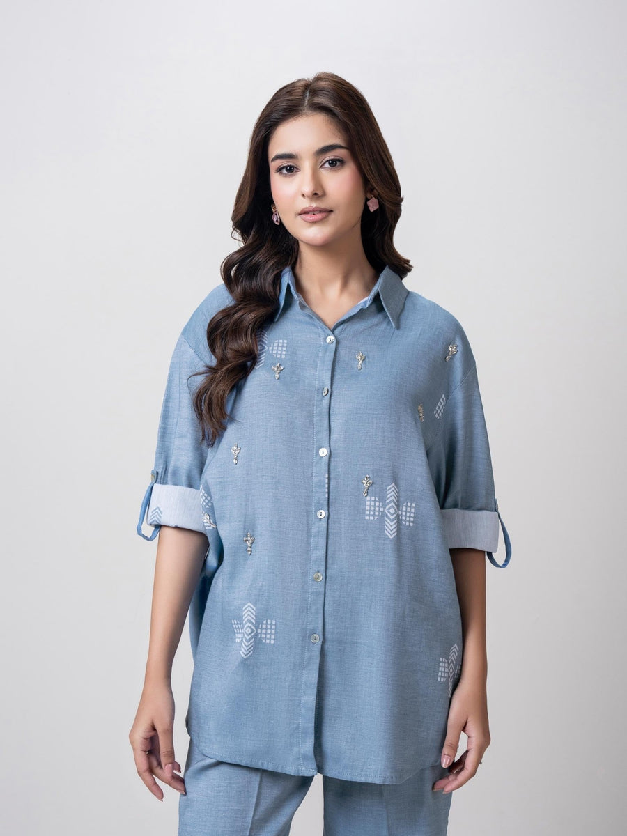 Yarn Dyed Co - Ord Set - Dyed (Pret) - Pehnaawaa