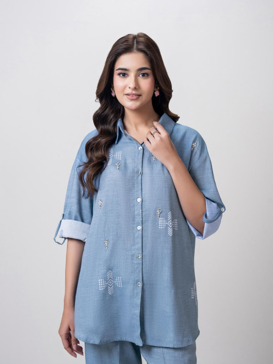 Yarn Dyed Co - Ord Set - Dyed (Pret) - Pehnaawaa