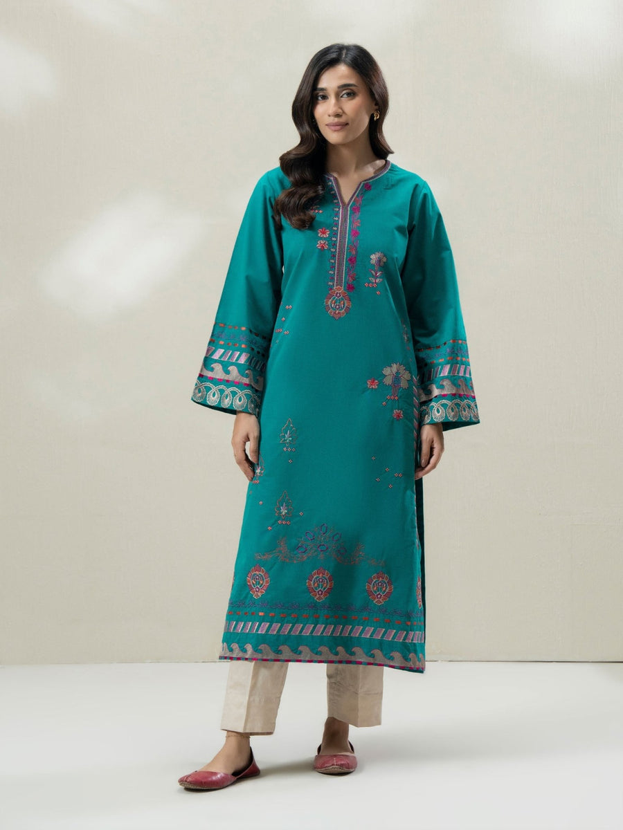 Yarn Dyed Shirt - Embroidered (Pret) - Pehnaawaa