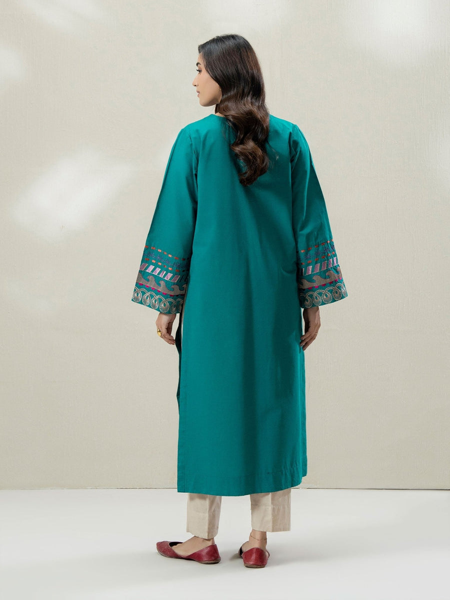 Yarn Dyed Shirt - Embroidered (Pret) - Pehnaawaa