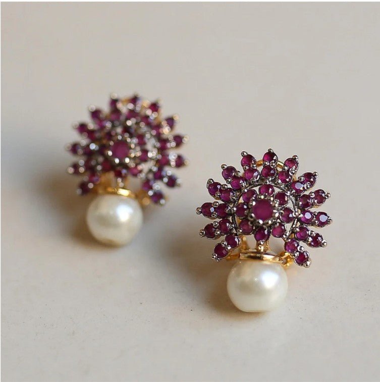 Zarkoon Jarao Tops - Premium Zirconia Stud Earrings - Pehnaawaa