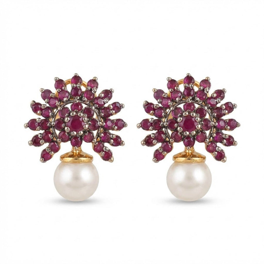Zarkoon Jarao Tops - Premium Zirconia Stud Earrings - Pehnaawaa