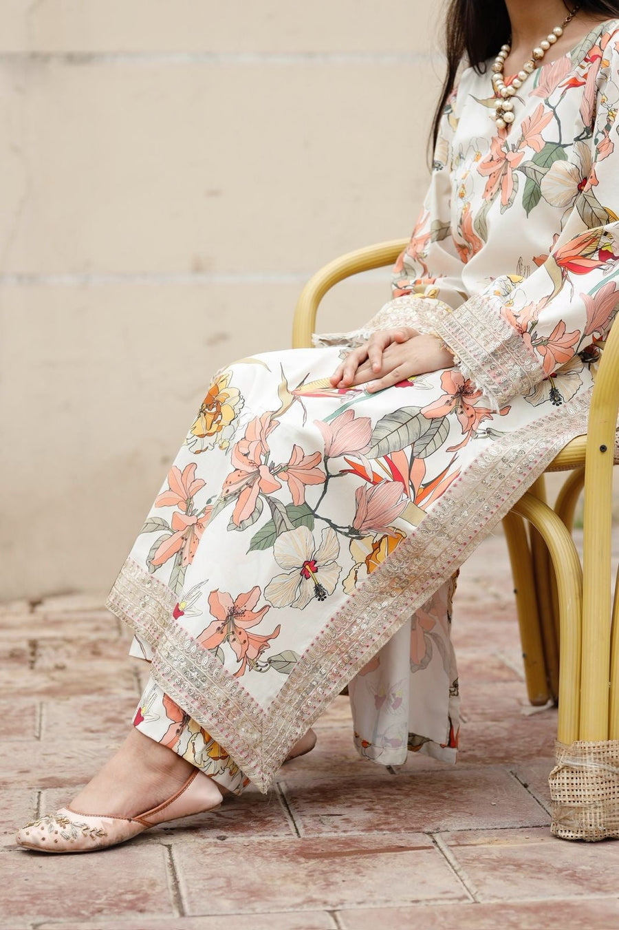 Allure Flora | 2 Piece Stitched Suit