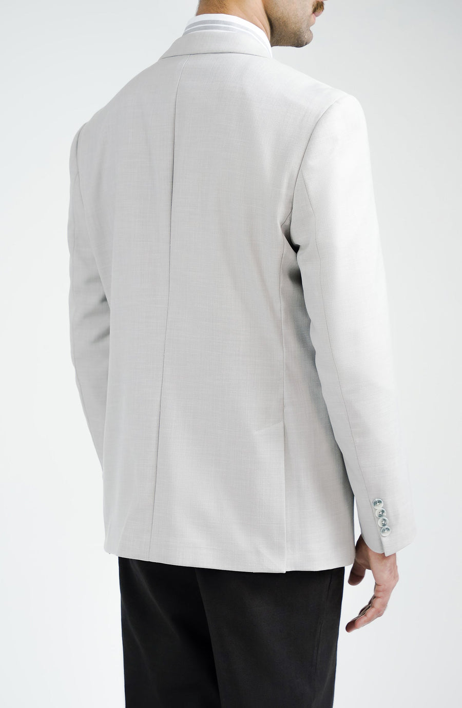 LINEN BLAZER -  GREY