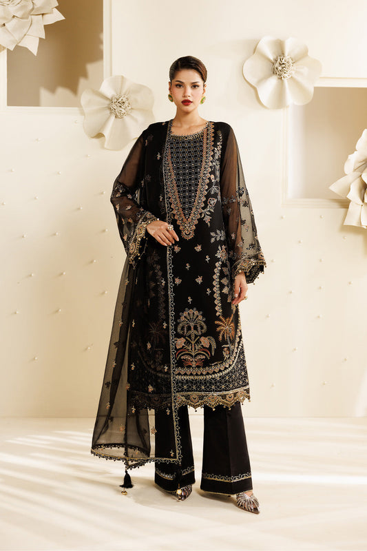 Halo Embroidered Chiffon 3-Piece Formal Suit