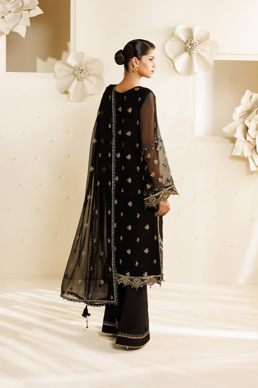 Halo Embroidered Chiffon 3-Piece Formal Suit
