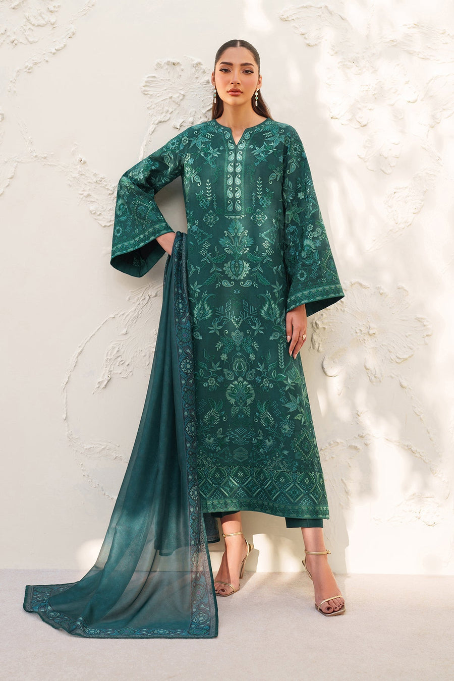 Dyed Raw Silk FORMAL | Stitched No.2 V2 PA