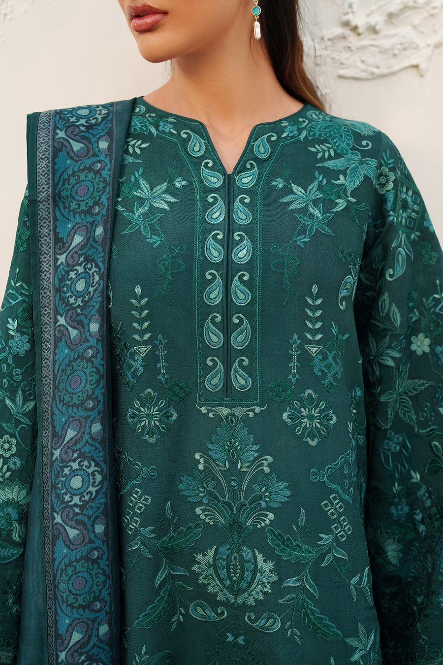 Dyed Raw Silk FORMAL | Stitched No.2 V2 PA