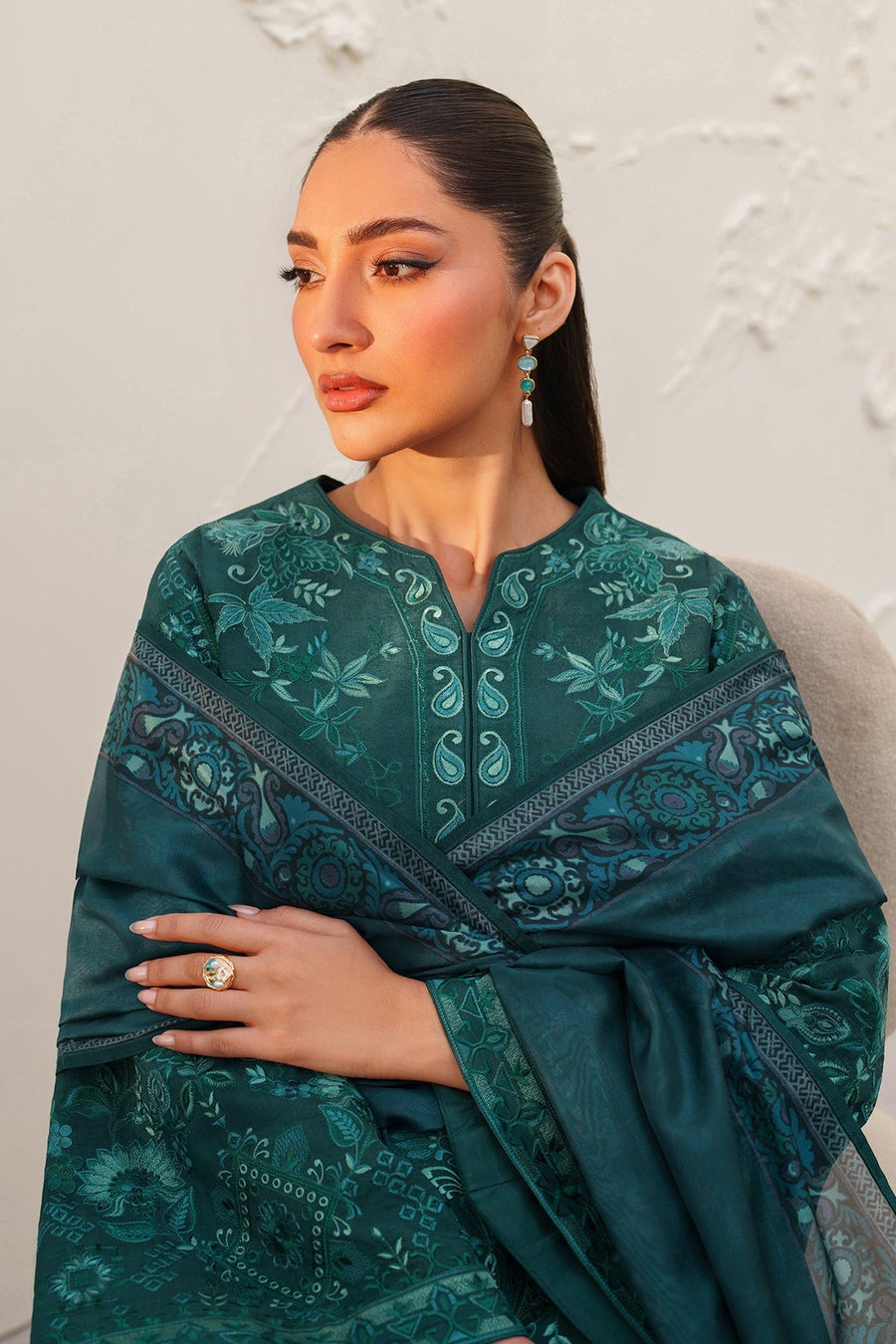 Dyed Raw Silk FORMAL | Stitched No.2 V2
