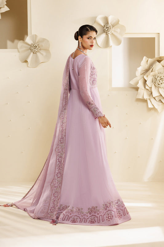 Feather Embroidered Chiffon 3-Piece Formal Suit