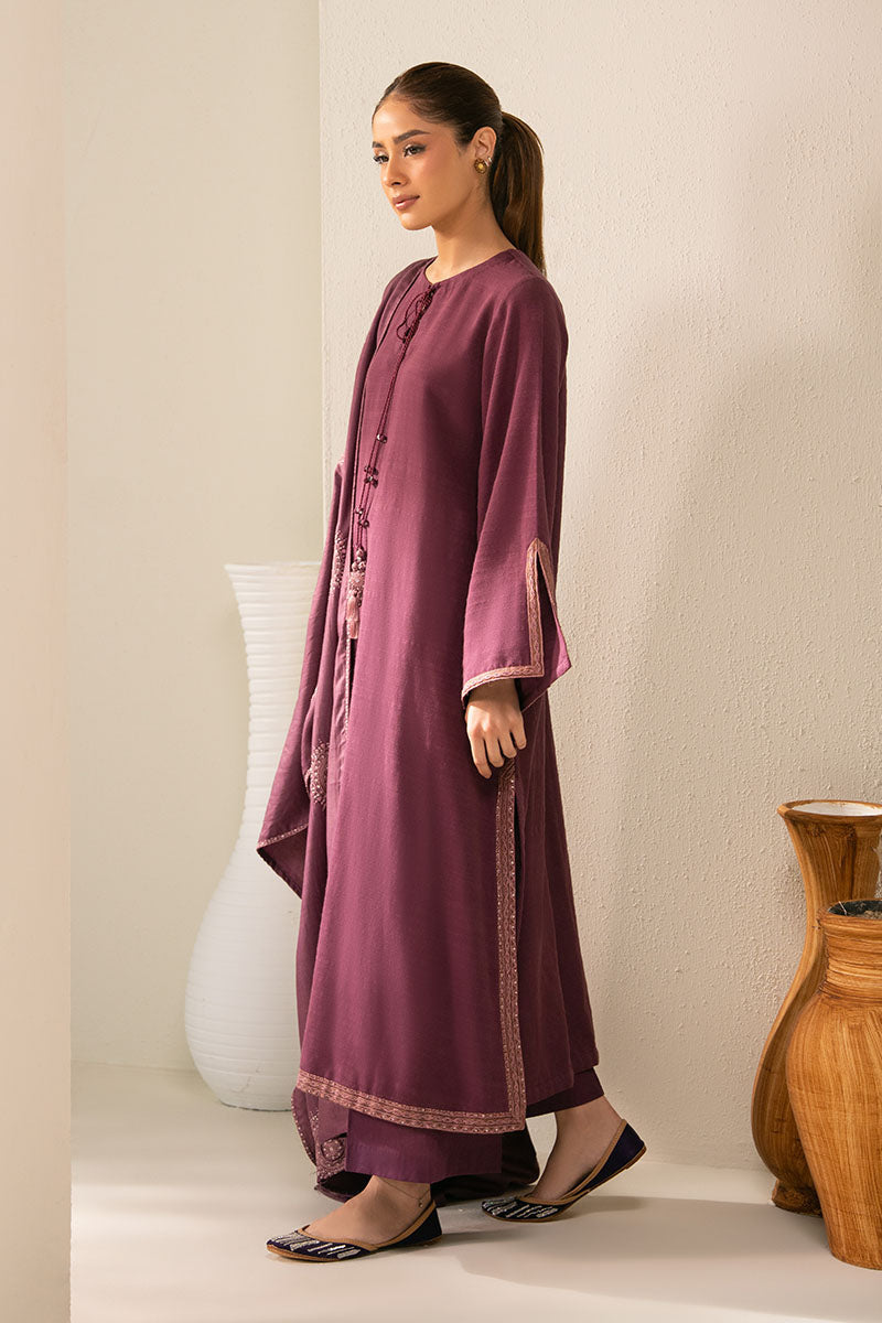 PLUM BERRY-2PC (SHIRT & DUPATTA)