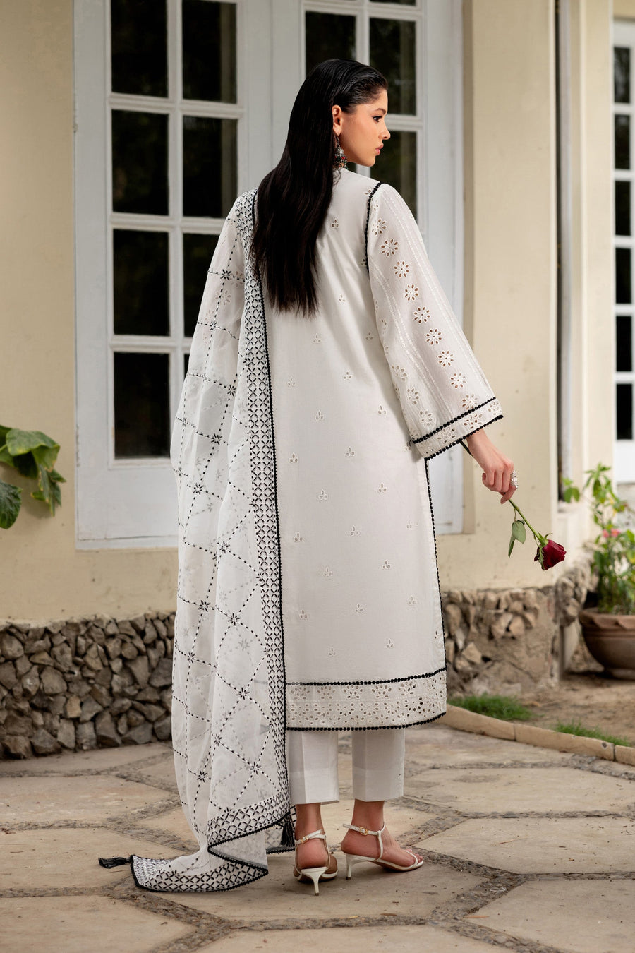 Linnea Eyelet Embroidered Lawn 3-Piece Suit