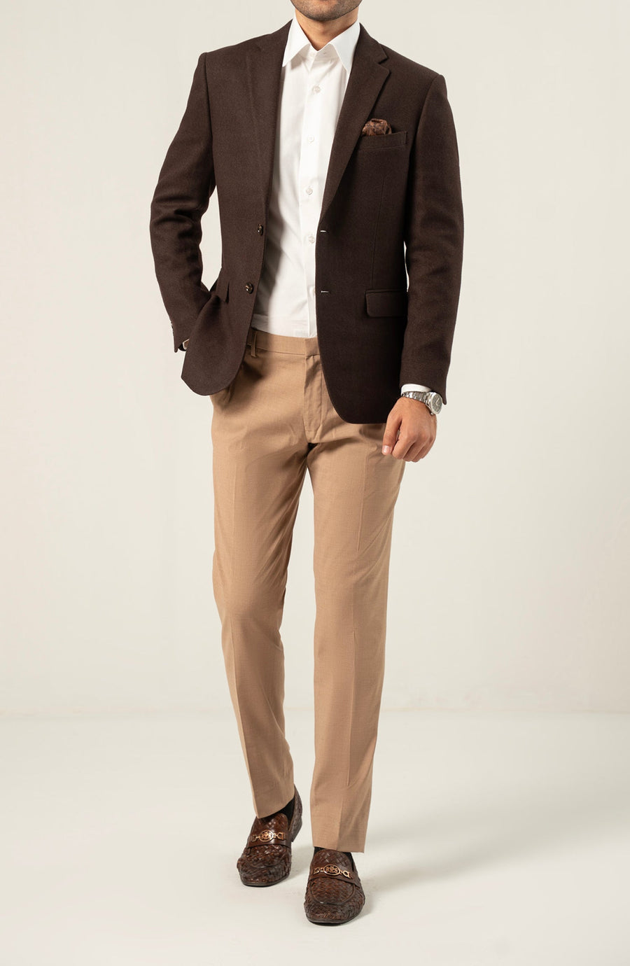 ABLAZE BLAZER -  DARK BROWN
