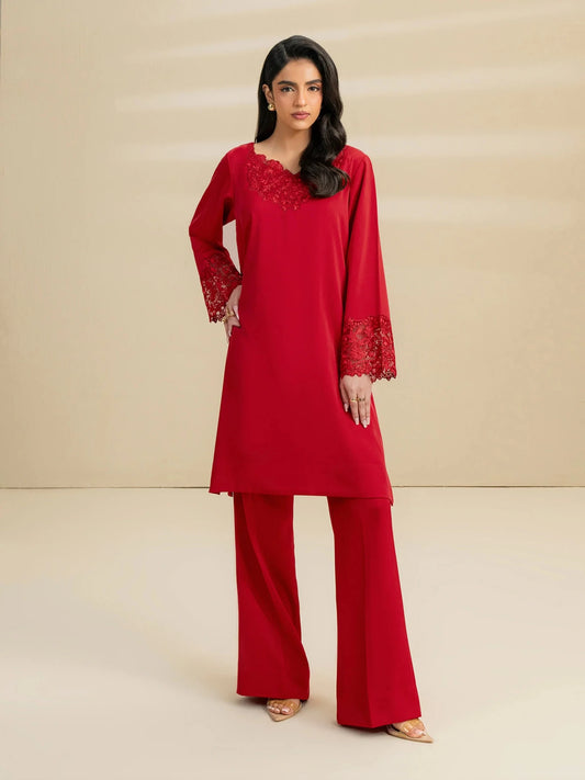 2 Piece Grip Suit - Embroidered (Pret) - Pehnaawaa