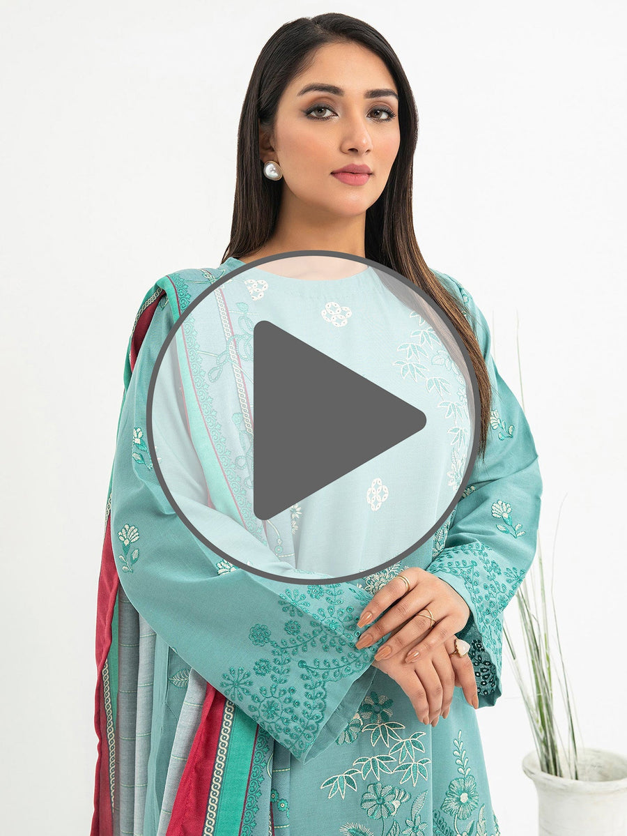 2 Piece Khaddar Suit - Embroidered (Pret) - Pehnaawaa