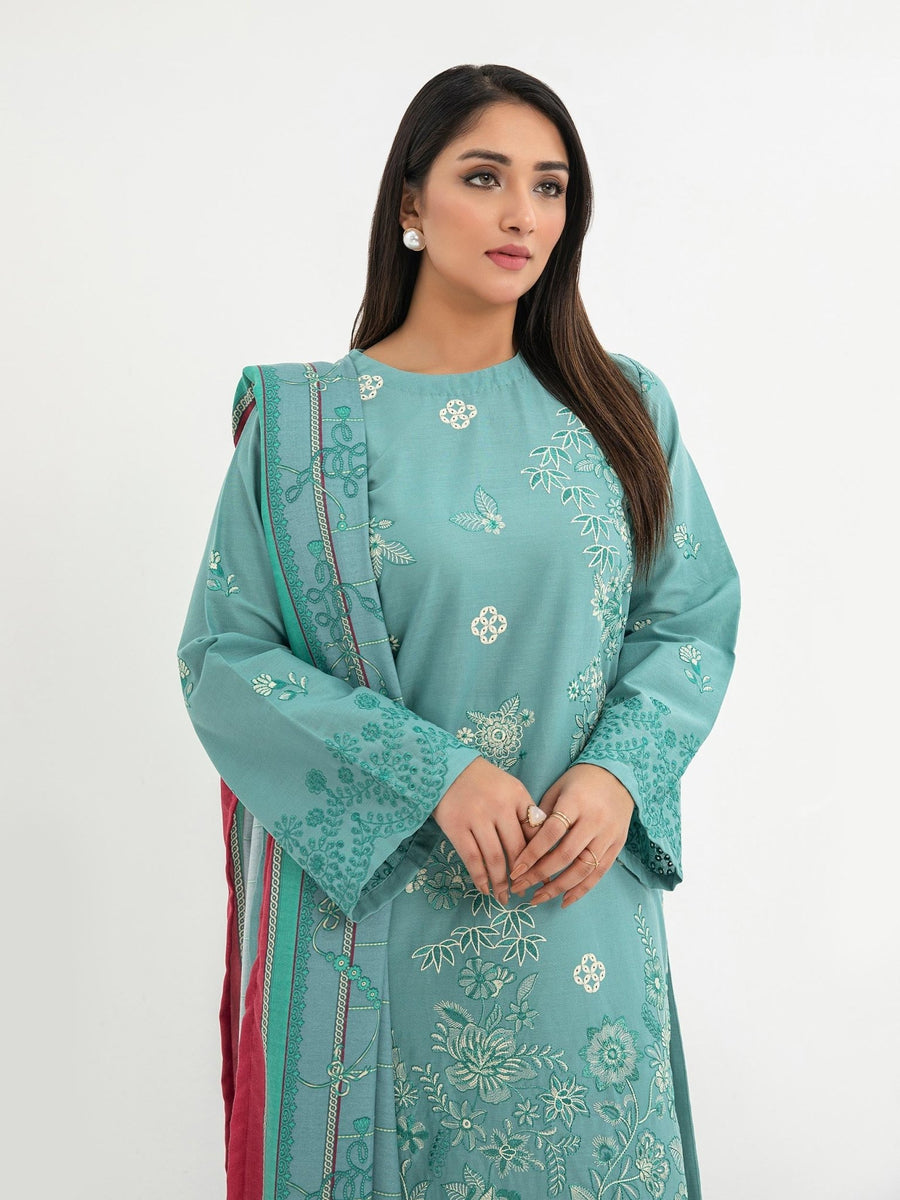 2 Piece Khaddar Suit - Embroidered (Pret) - Pehnaawaa