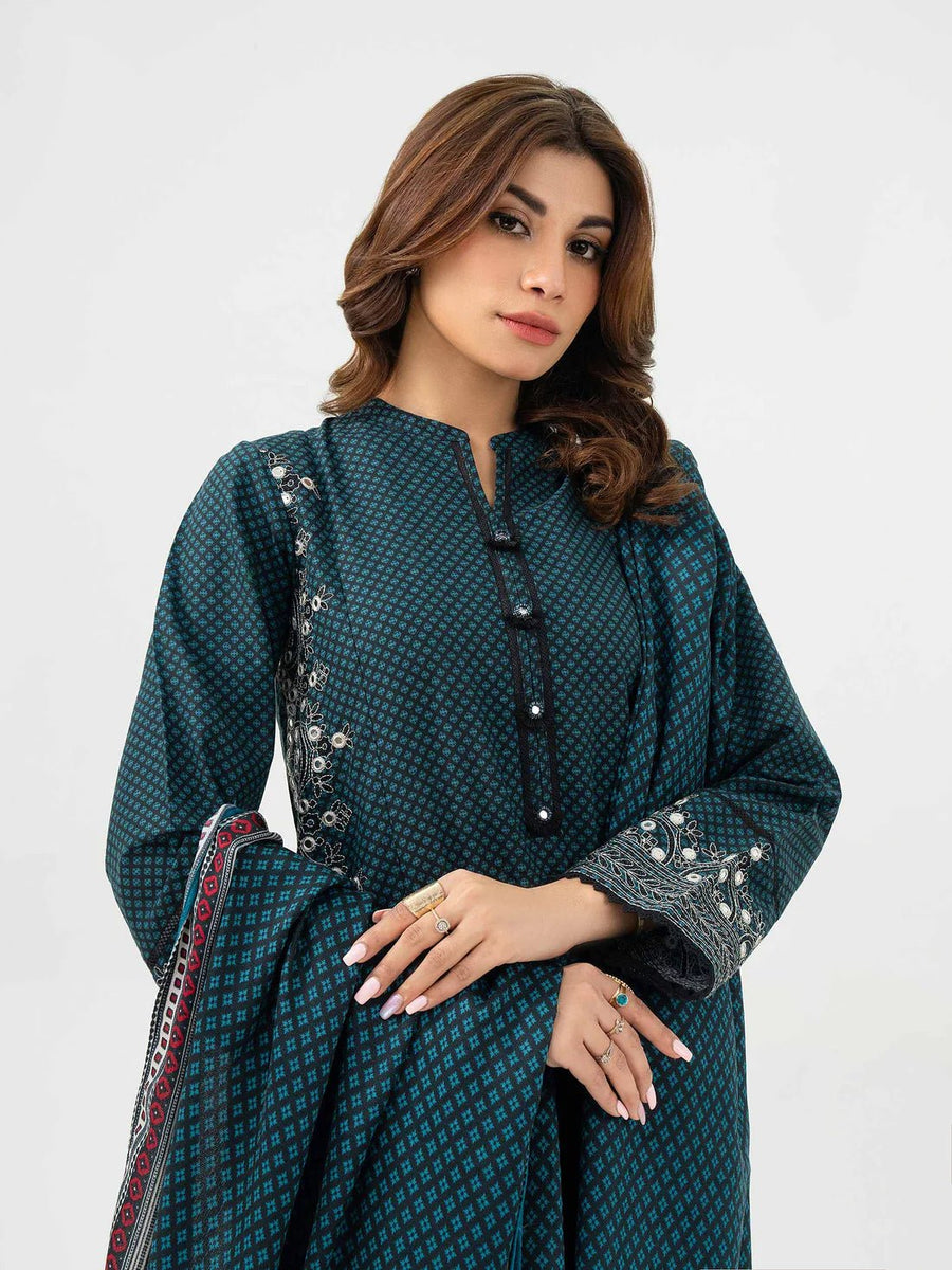 2 Piece Khaddar Suit - Embroidered (Pret) - Pehnaawaa