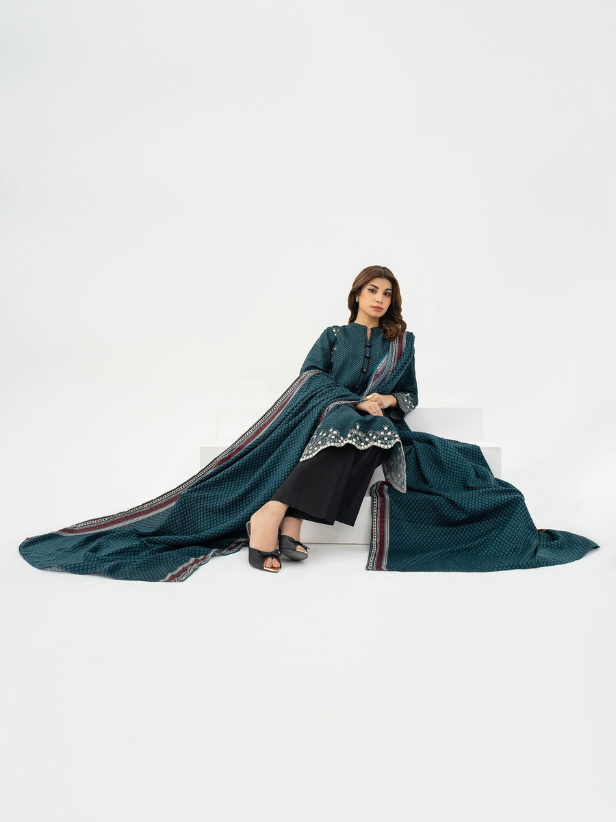 2 Piece Khaddar Suit - Embroidered (Pret) - Pehnaawaa