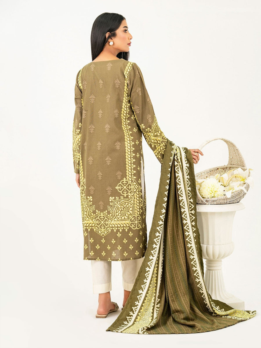2 Piece Khaddar Suit - Embroidered (Pret) - Pehnaawaa