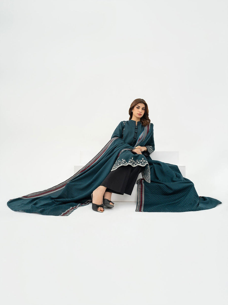 2 Piece Khaddar Suit - Embroidered (Pret) - Pehnaawaa