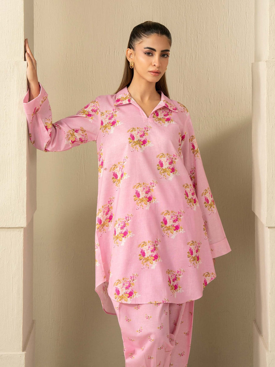 2 Piece Khaddar Suit - Printed (Unstitched) - Pehnaawaa