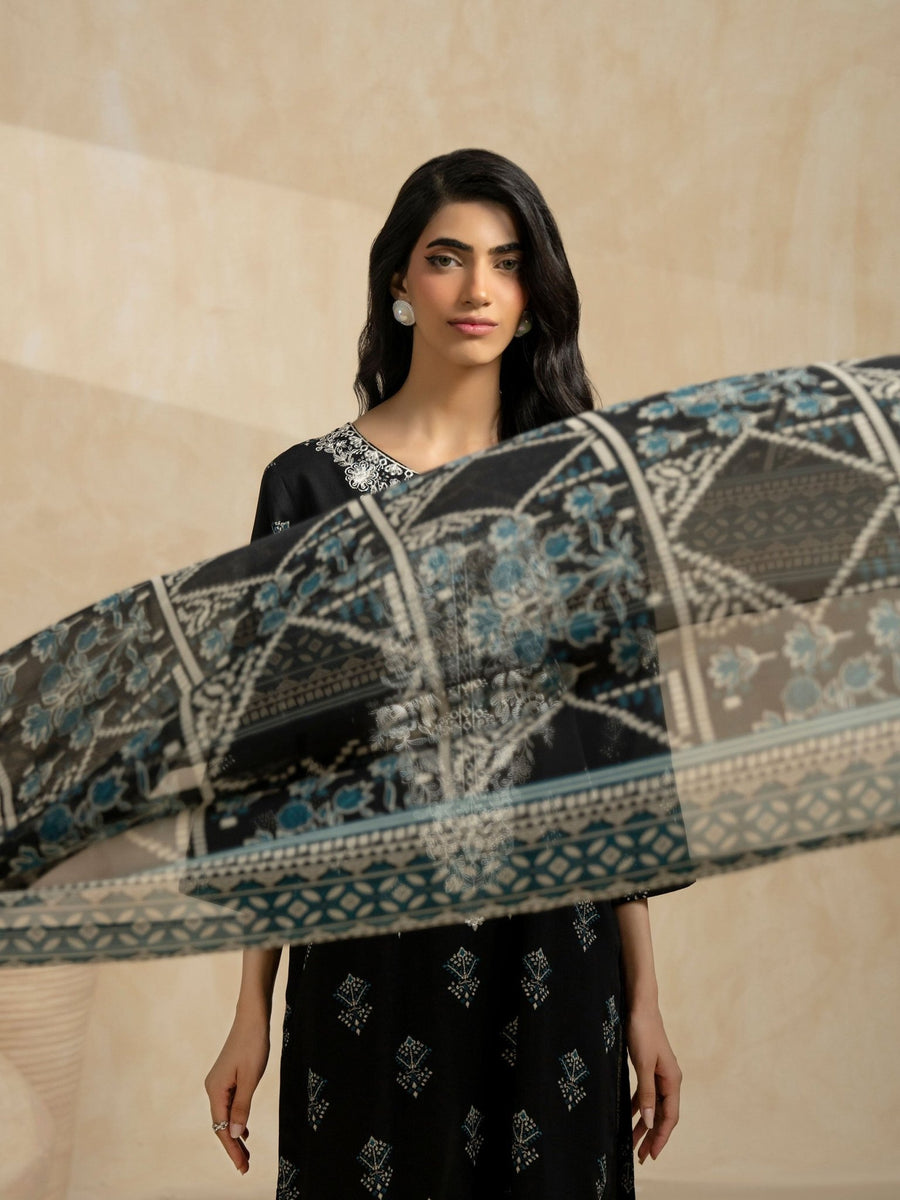 2 Piece Lawn Suit - Embroidered (Pret) - Pehnaawaa