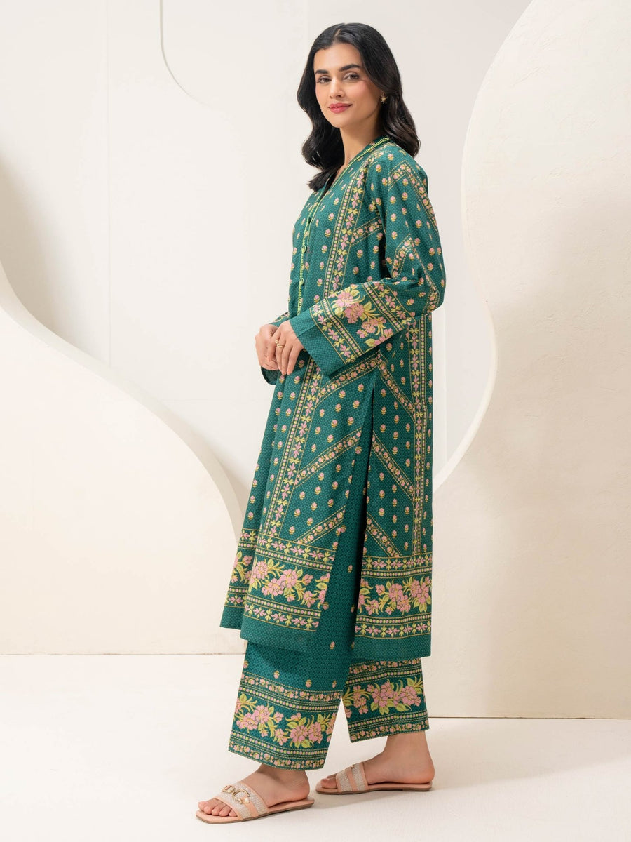 2 Piece Lawn Suit - Embroidered (Pret) - Pehnaawaa