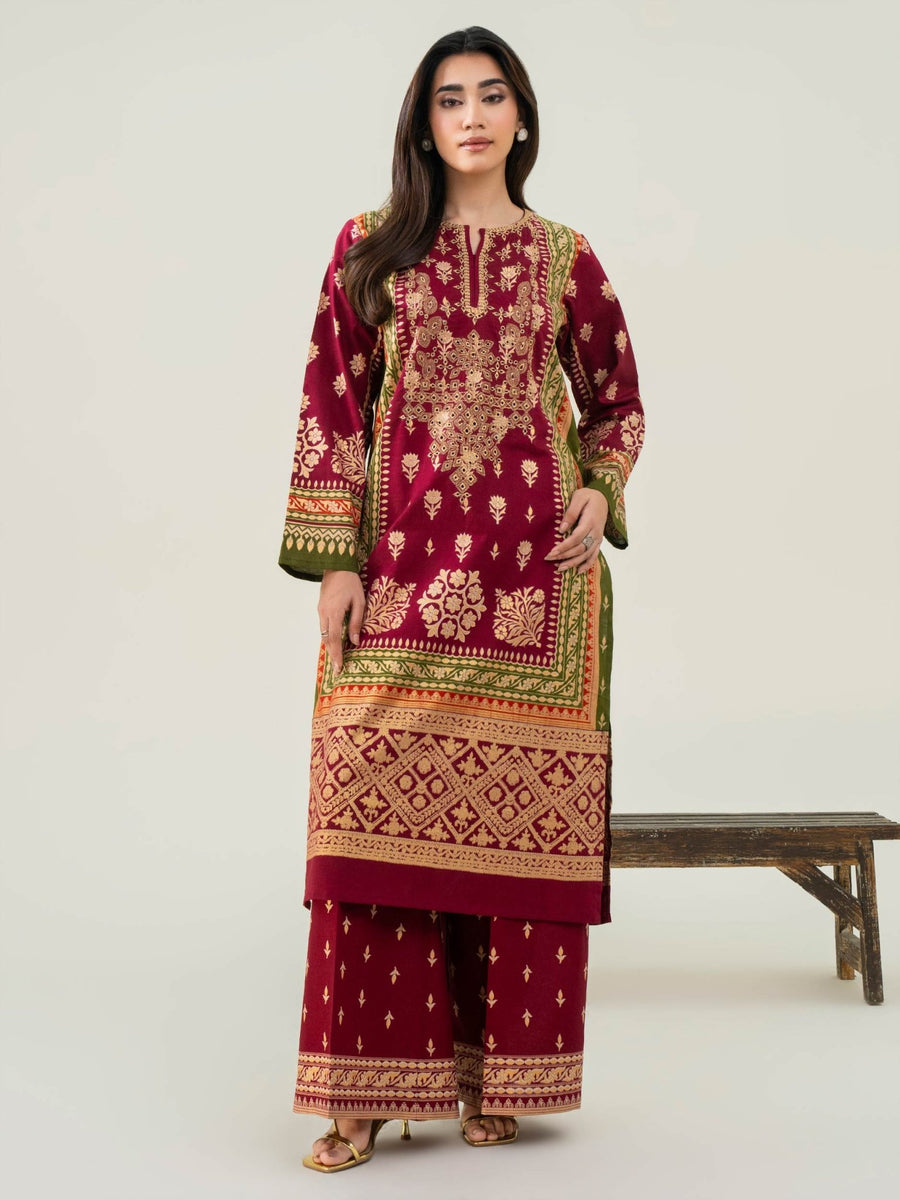 2 Piece Lawn Suit - Embroidered (Pret) - Pehnaawaa