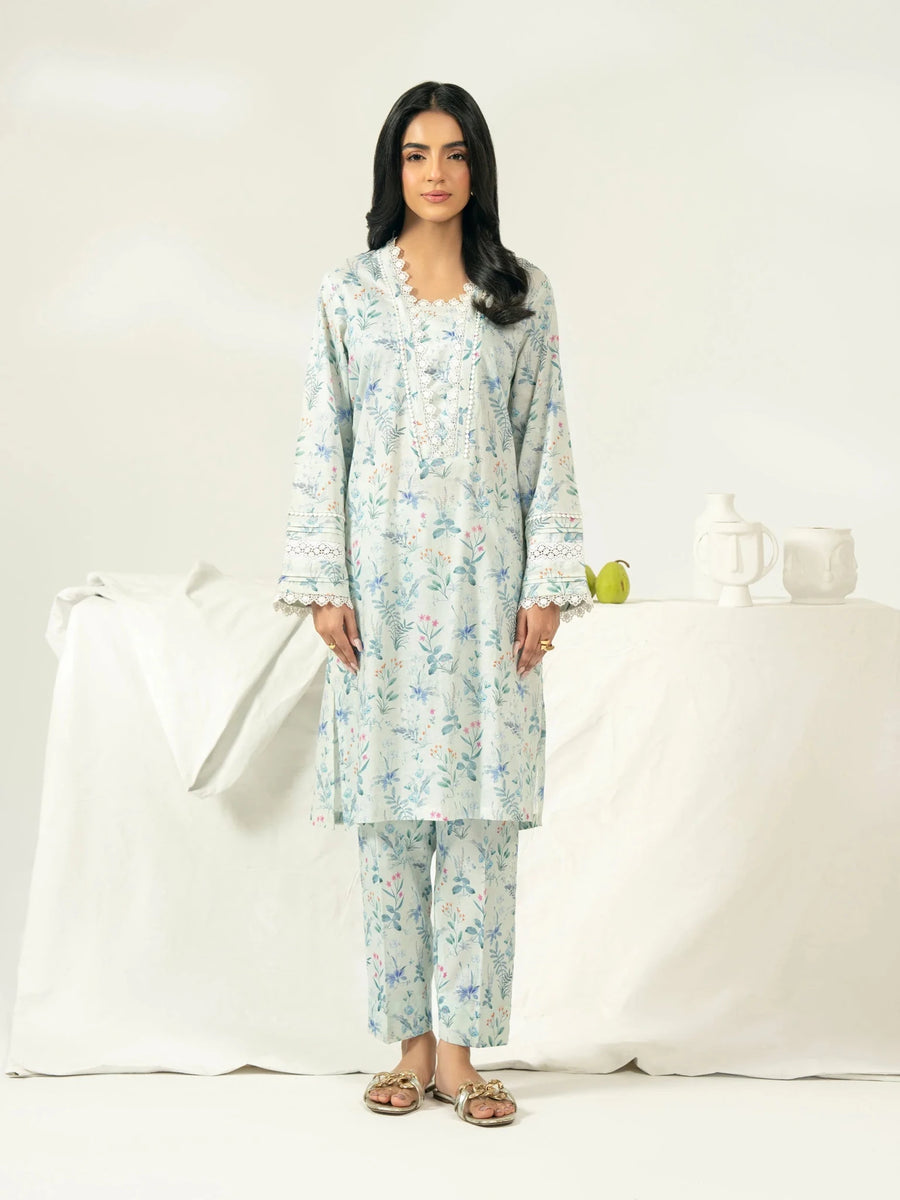 2 Piece Lawn Suit - Embroidered (Pret) - Pehnaawaa