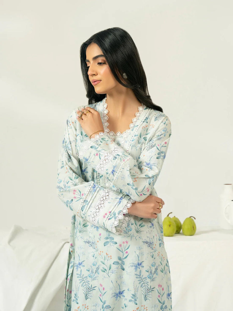 2 Piece Lawn Suit - Embroidered (Pret) - Pehnaawaa