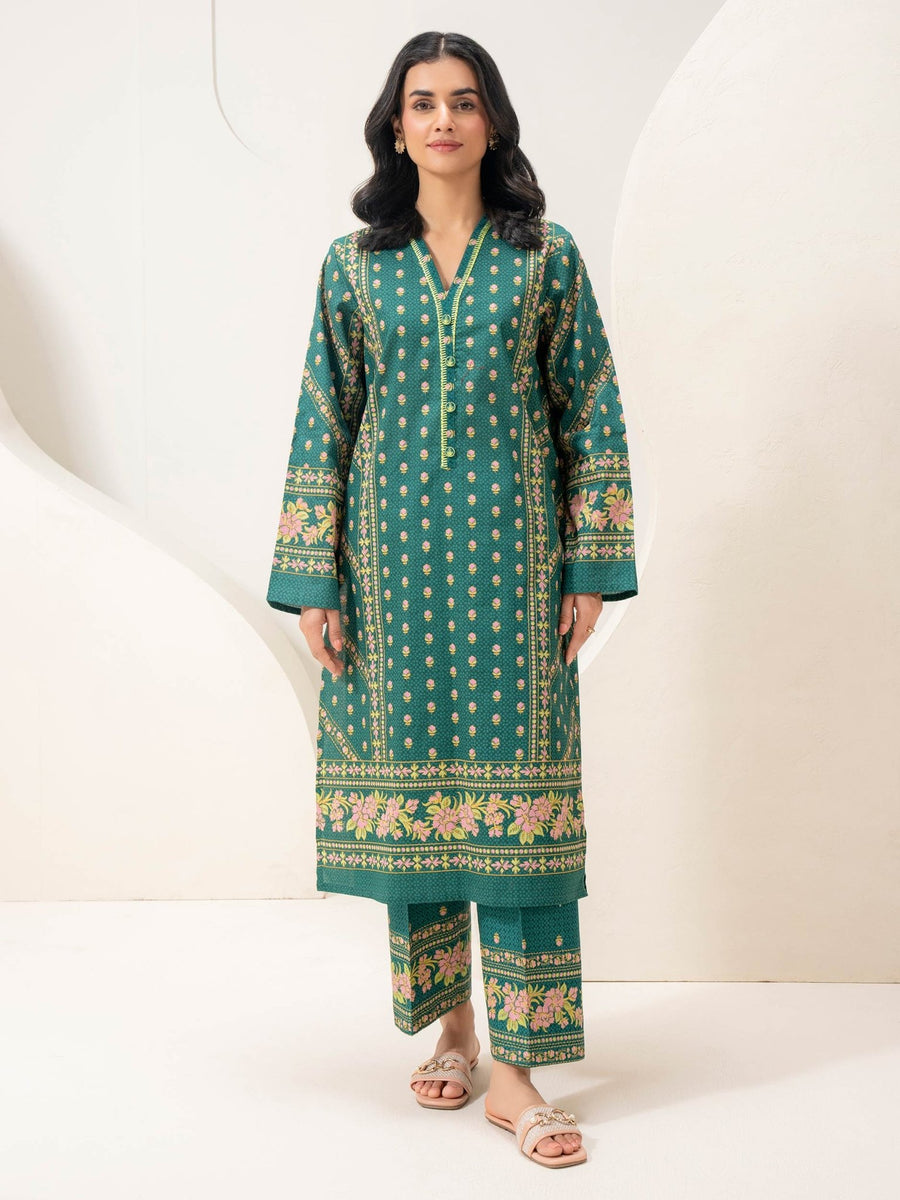2 Piece Lawn Suit - Embroidered (Pret) - Pehnaawaa