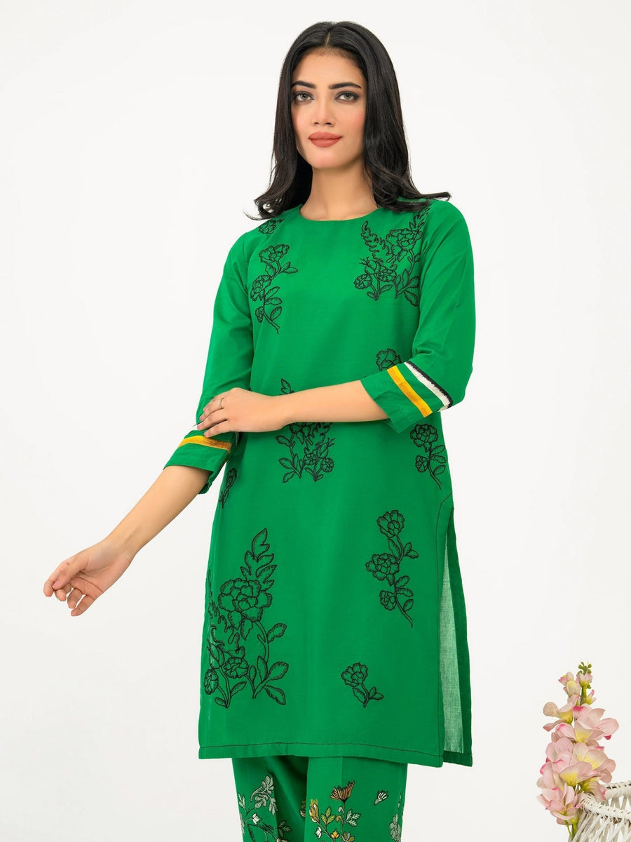 2 Piece Lawn Suit - Embroidered (Pret) - Pehnaawaa