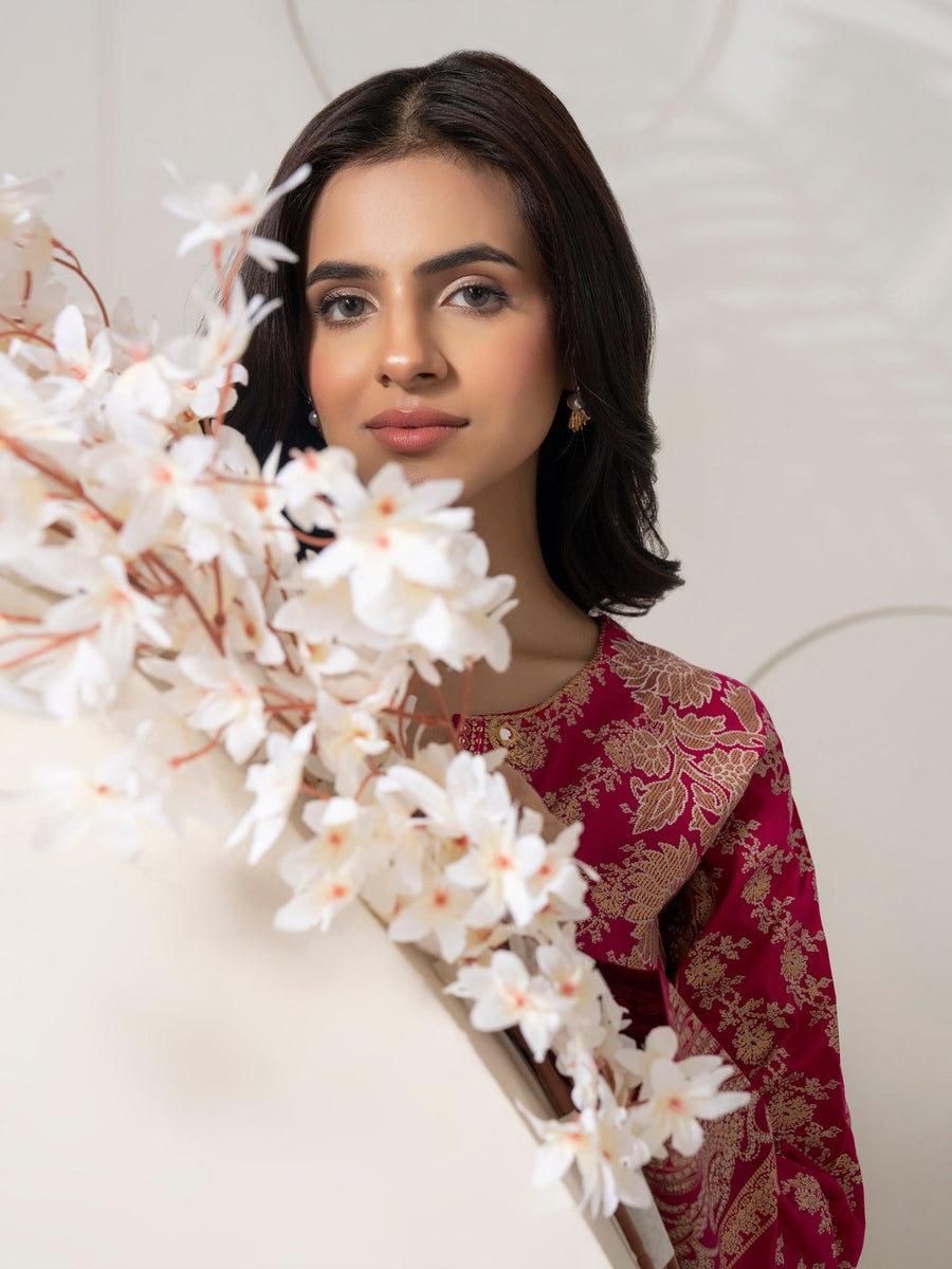2 Piece Lawn Suit - Embroidered (Pret) - Pehnaawaa