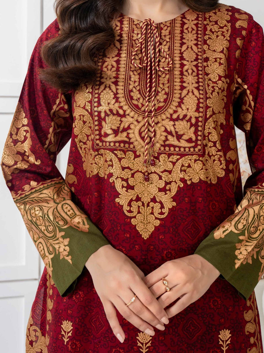 2 Piece Lawn Suit Printed (Pret) - Pehnaawaa